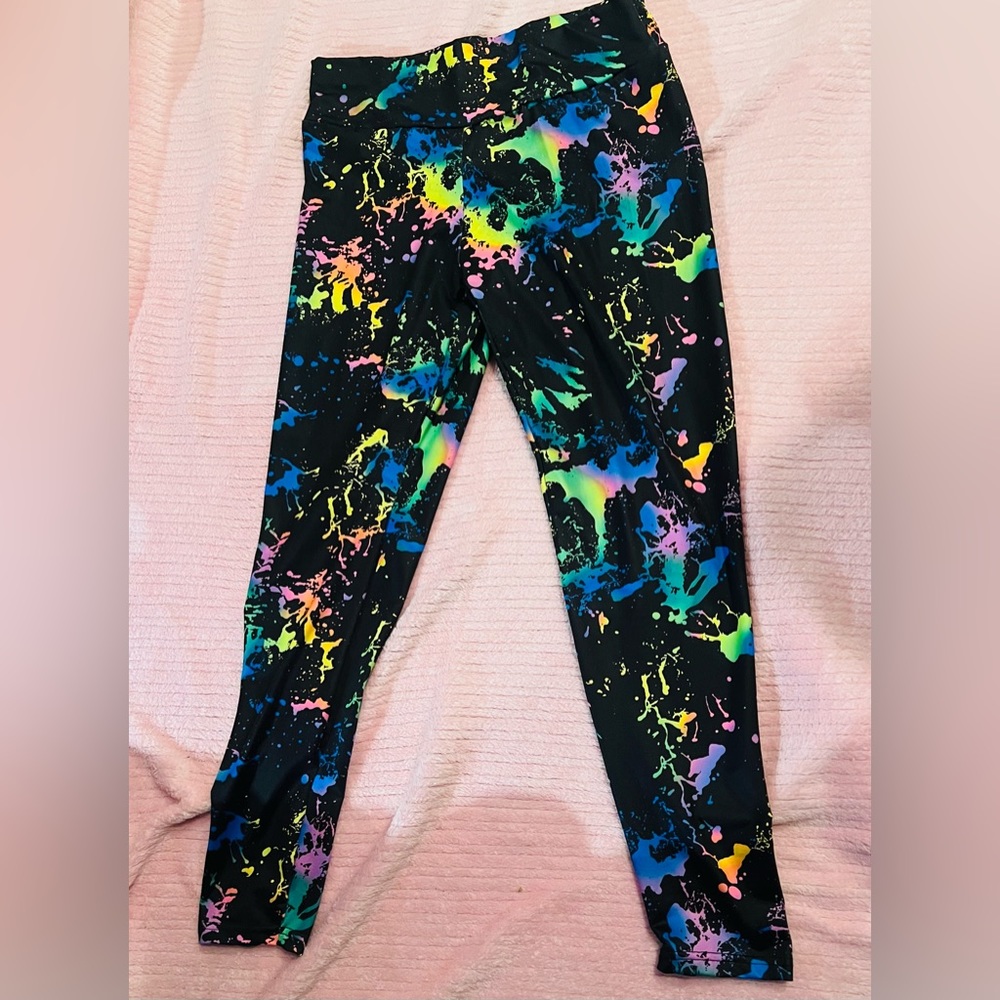 SHEIN splattered paint Leggings